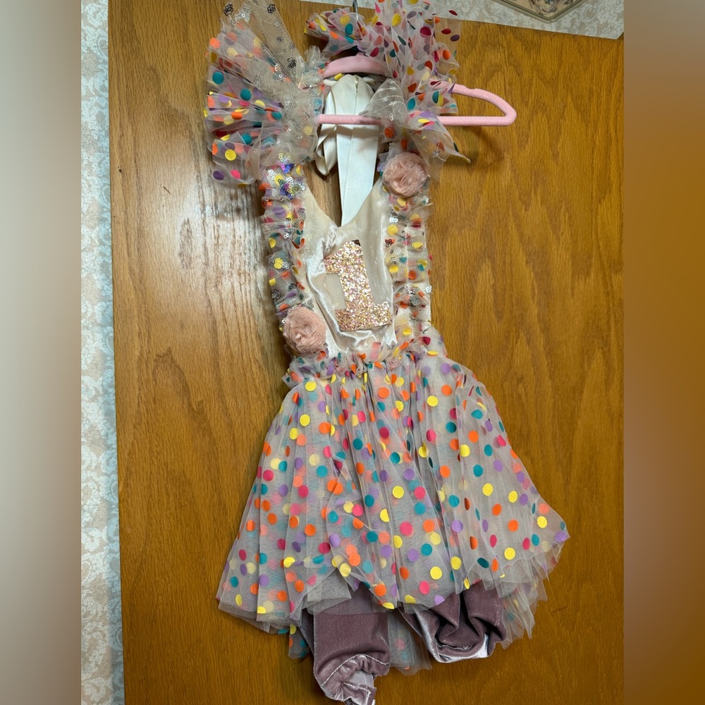 Cora & Violet 1st birthday dress